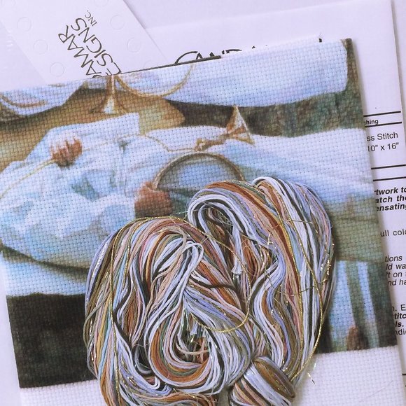 Candamar Designs Needlework Cross Stitch Kit #51315 Little Angels Sealed NIP NOS - Picture 7 of 7